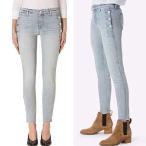 J BRAND Womens Jeans Zion Skinny Denim Clean remnant Light Wash 3 Button Sz 29